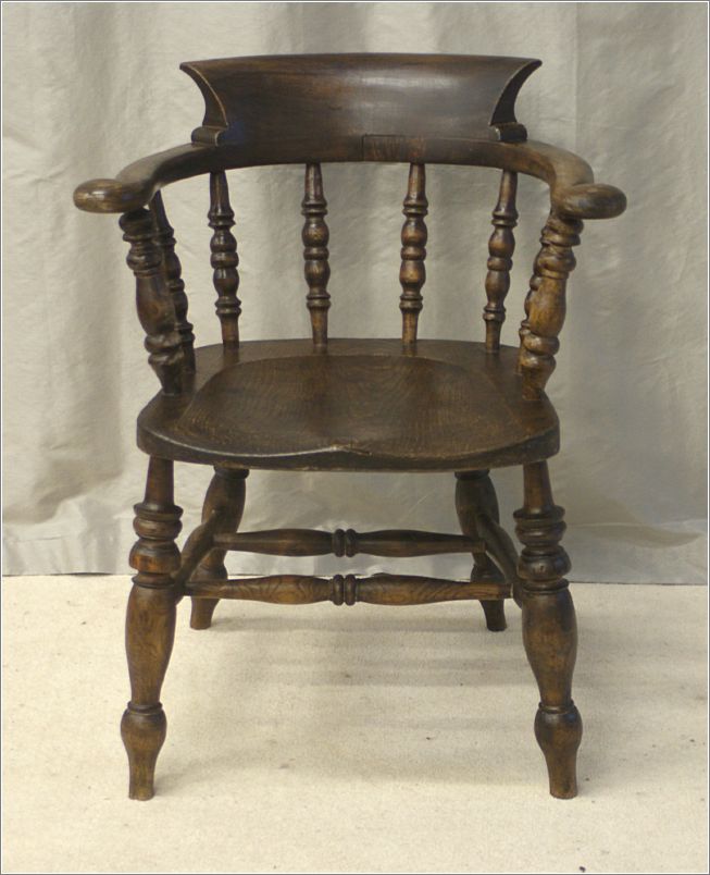 9040 Antique Smokers Bow Chair